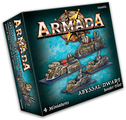 Image of Kings of War Abyssal Dwarf Booster Fleet box cover