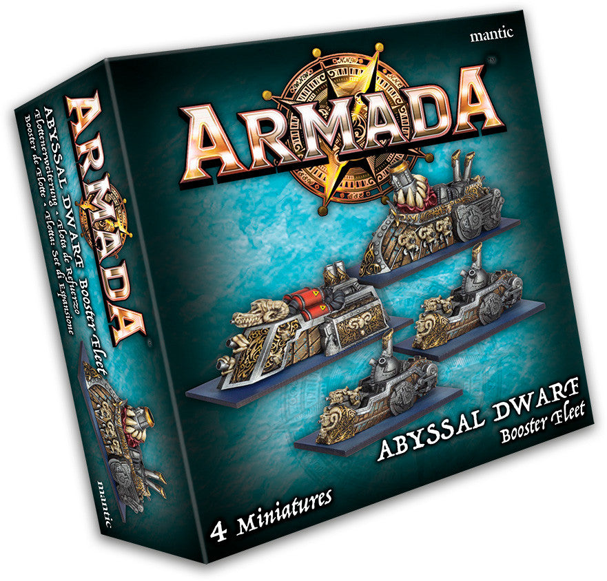Image of Kings of War Abyssal Dwarf Booster Fleet box cover