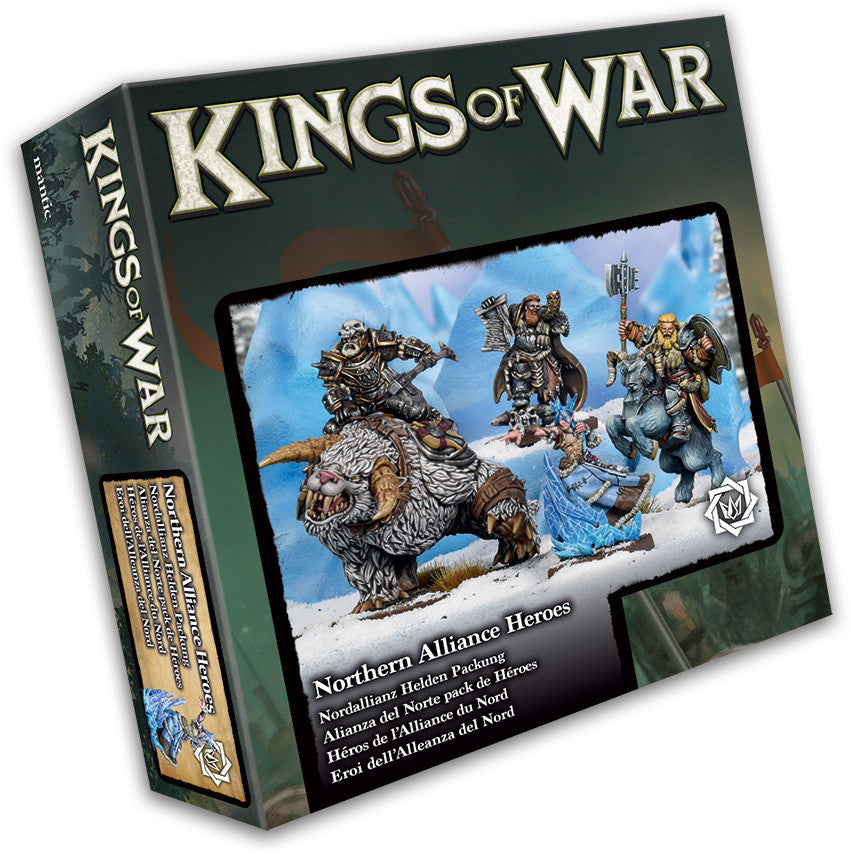 Image of Kings of War Northern Alliance Heroes Pack box cover