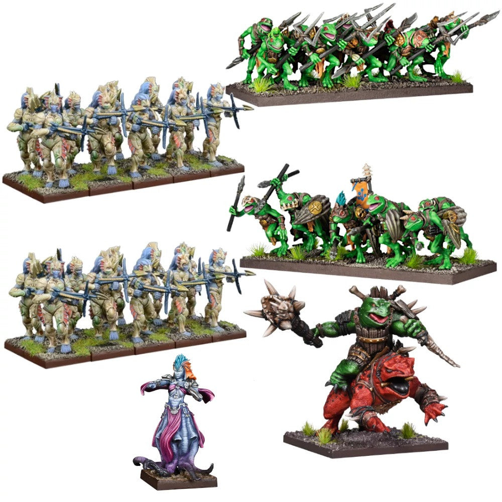 Kings of War Trident Realm army set with resin miniatures