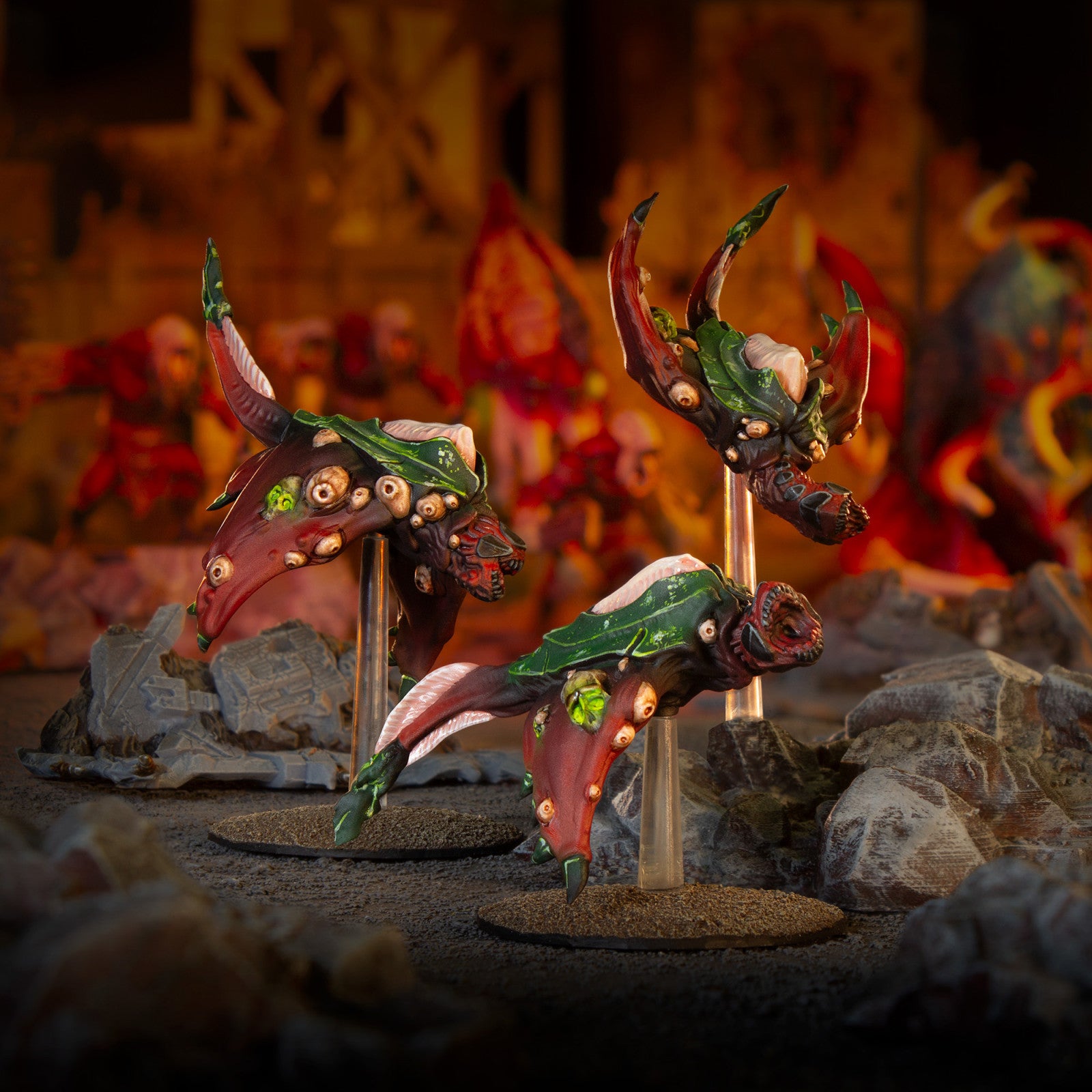 Firefight Luctus Void Rays miniature set box showing sci-fi soldiers in combat poses