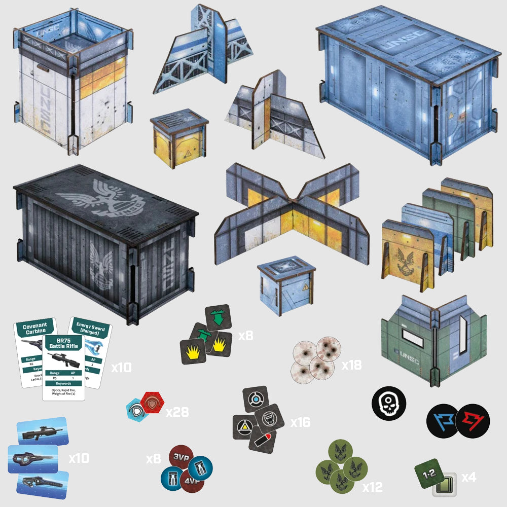Halo: Flashpoint - UNSC Base Terrain Set (MGHA109) - Good Games