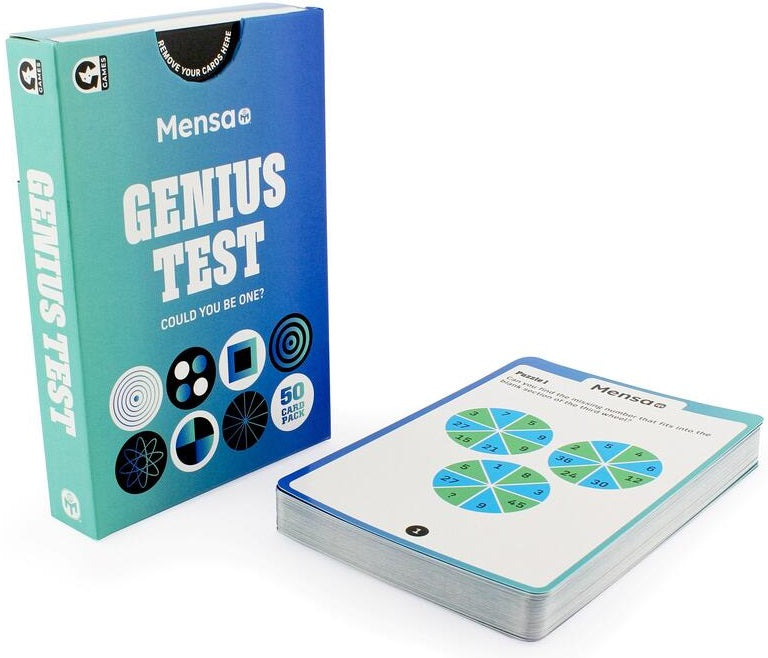 Mensa Genius Test Card Game