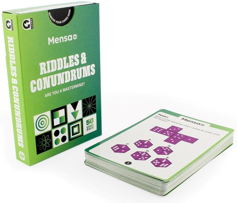 Mensa Riddles and Conundrums Card Game