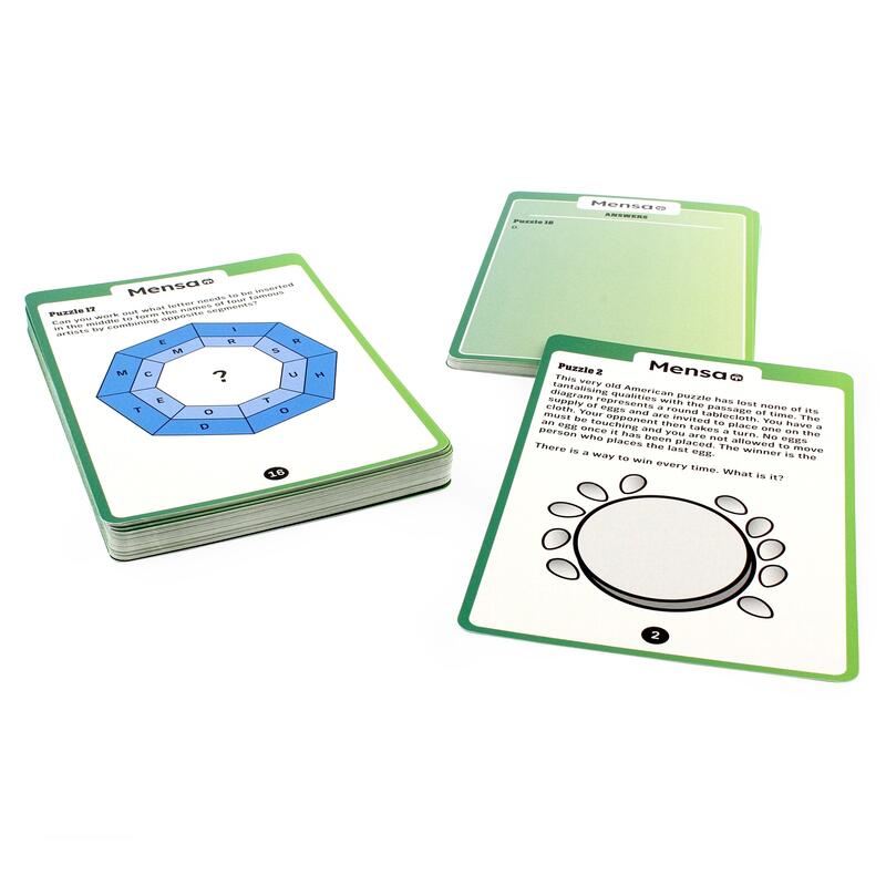 Mensa Riddles and Conundrums Card Game