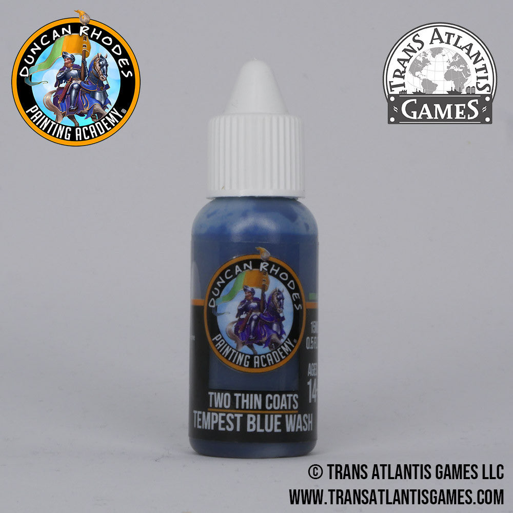 Two Thin Coats - Tempest Blue Wash 15ml - Good Games