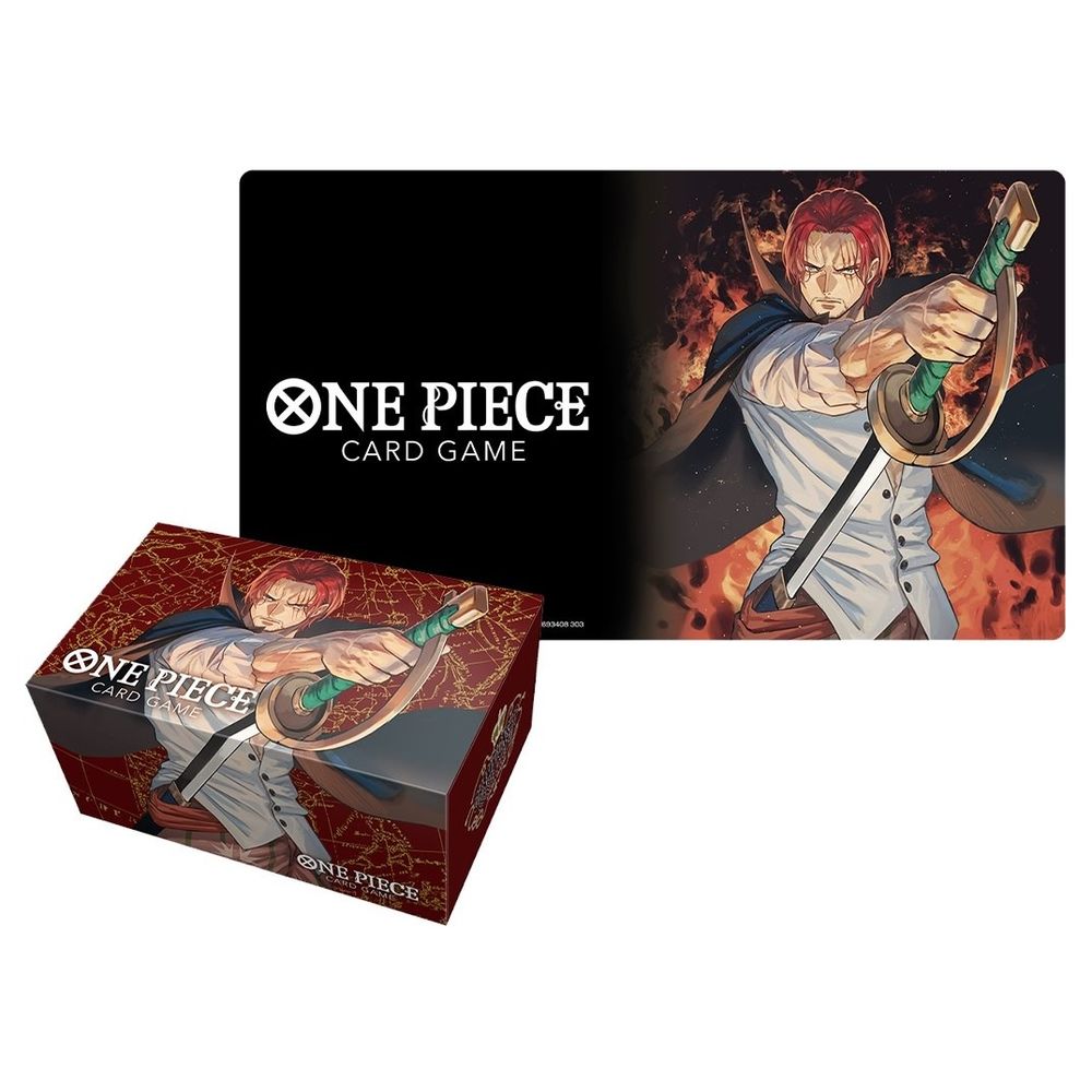One Piece Card Game Playmat and Storage Box Set Shanks - Good Games