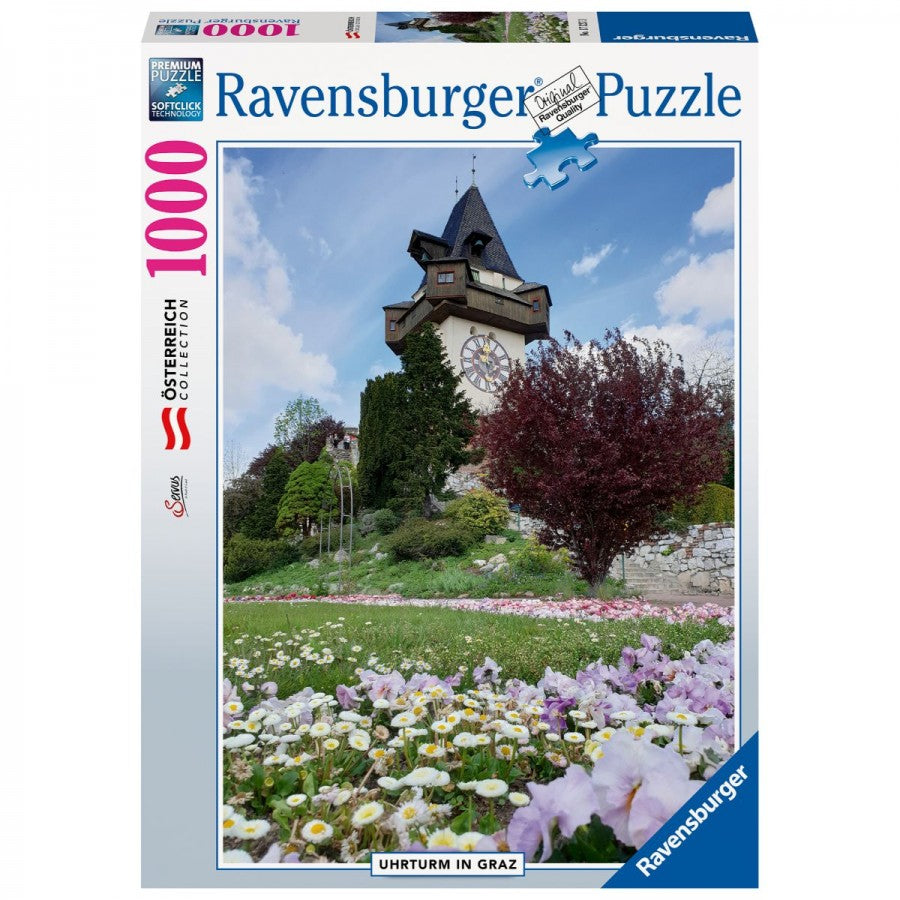 Ravensburger - Uhrturm in Graz 1000 Piece Jigsaw - Good Games