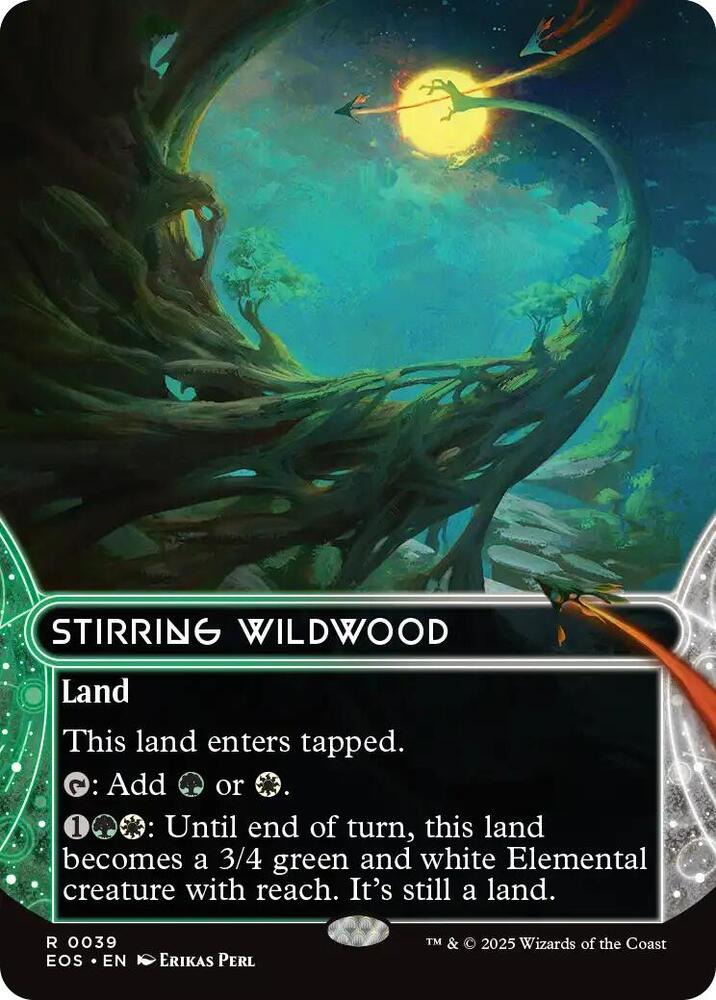 Stirring Wildwood  39 (Edge of Eternities: Stellar Sights)  - Borderless