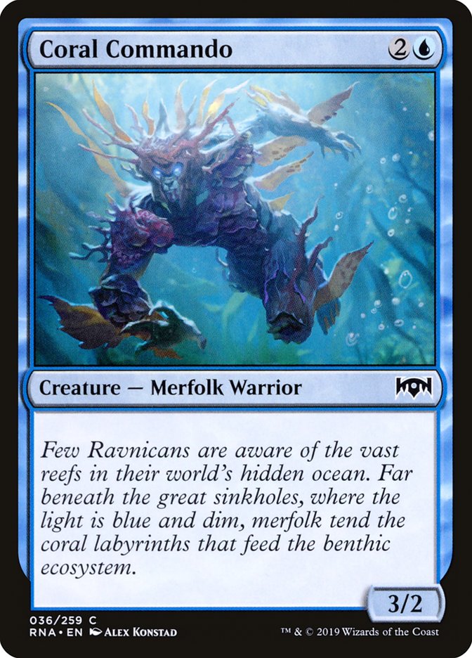 Coral Commando 36/259 (Ravnica Allegiance)  - Foil