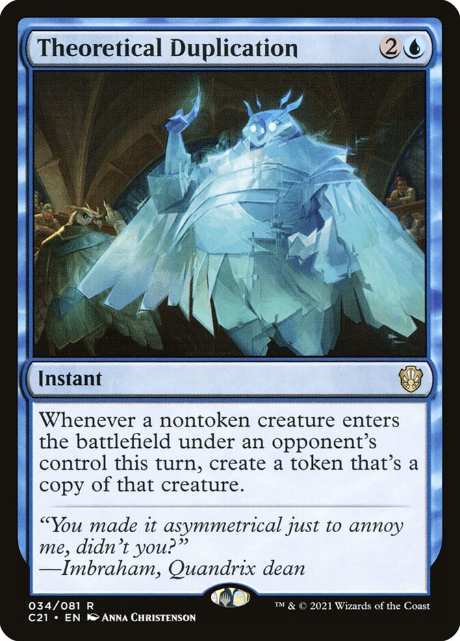 Theoretical Duplication 34 (Commander 2021) 