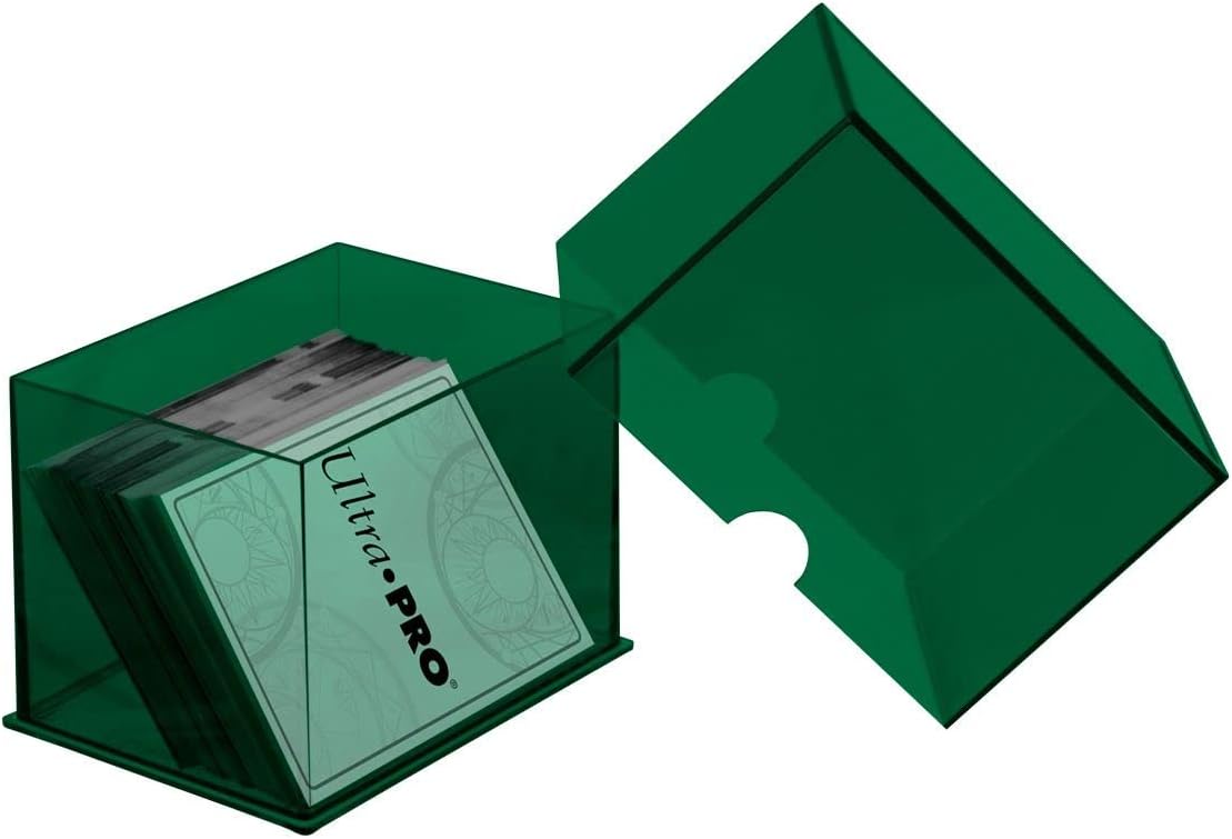 Ultra Pro UP15830 Eclipse 100+ Deck Box 2-Piece - Forest Green - Good Games