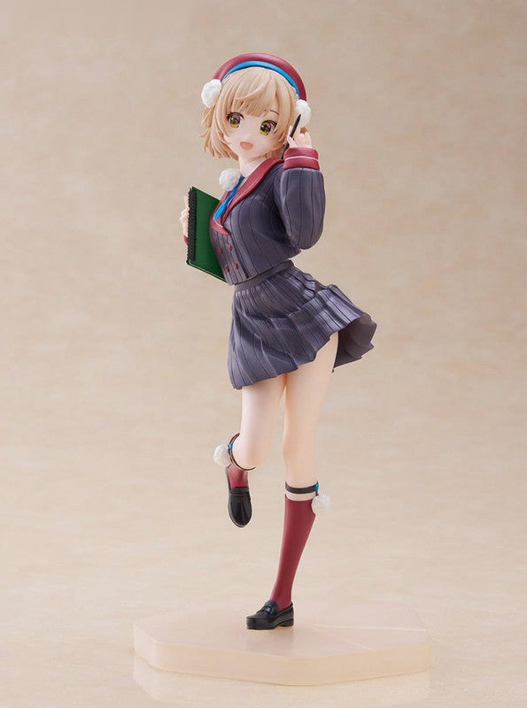 Dynamic side angle of the Shigure Ui figure, highlighting her outstretched arms, flowing skirt, and detailed character design