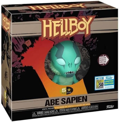 Boxed Funko Five Star Abe Sapien vinyl figure from Hellboy, a Comic-Con limited edition