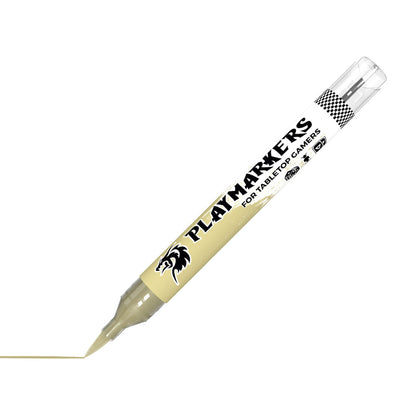 AK Interactive Zombie Skin Playmarkers marker for tabletop gamers drawing a thin zombie skin line on a white surface