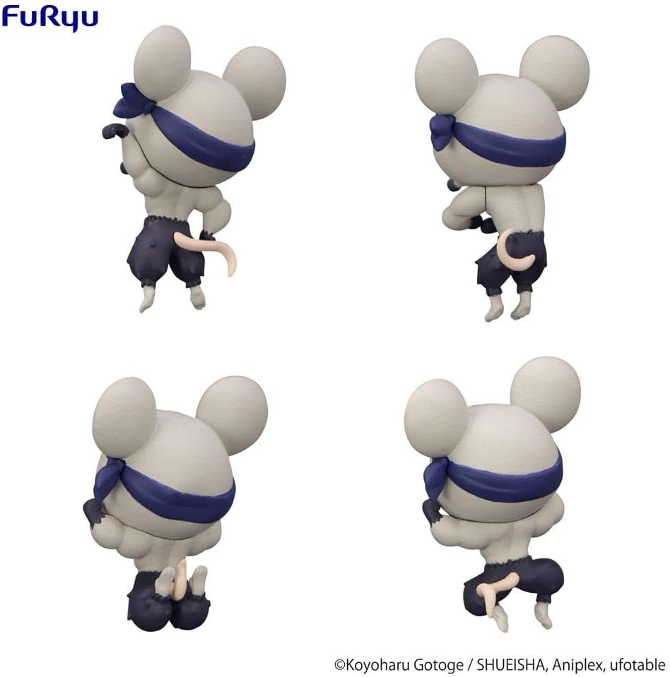 Zenitsu mouse figure posed on ledge