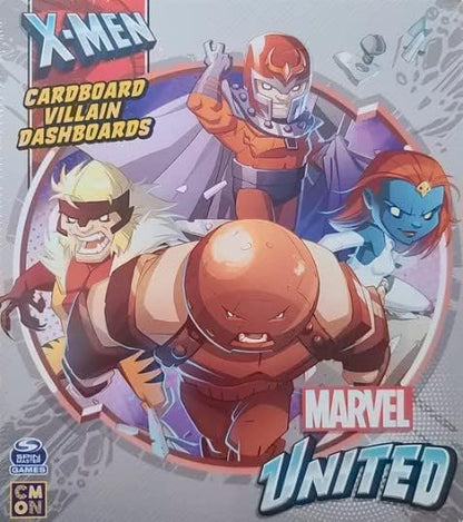 Marvel United X-Men Cardboard Villain Dashboards - Good Games