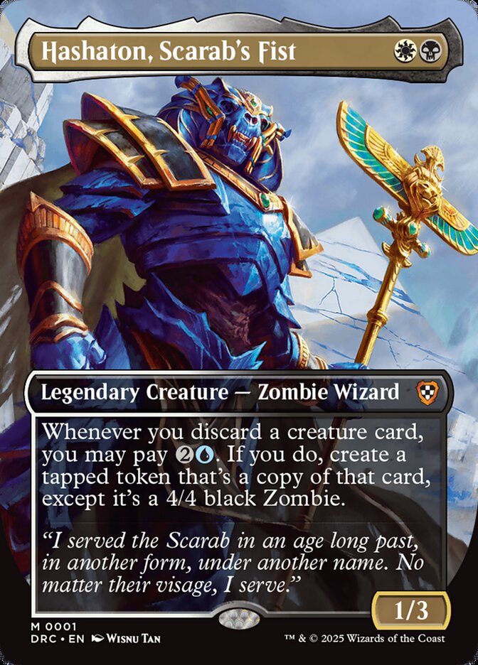 Hashaton, Scarab's Fist 1 (Commander: Aetherdrift)  - Borderless