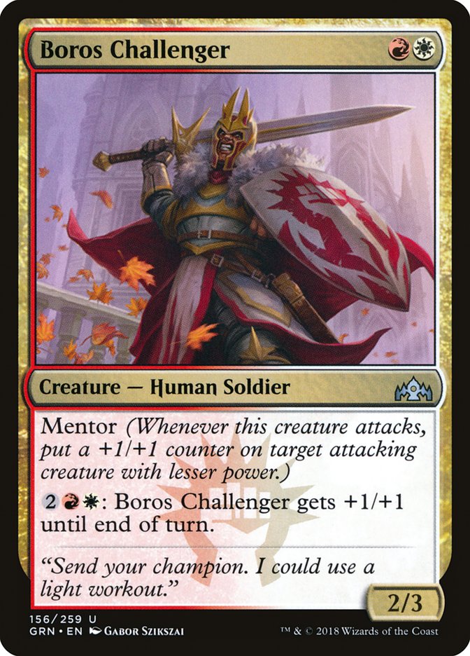Boros Challenger 156 (Guilds of Ravnica)  - Foil