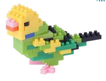 Nanoblocks - Budgerigar Green Opaline - Good Games