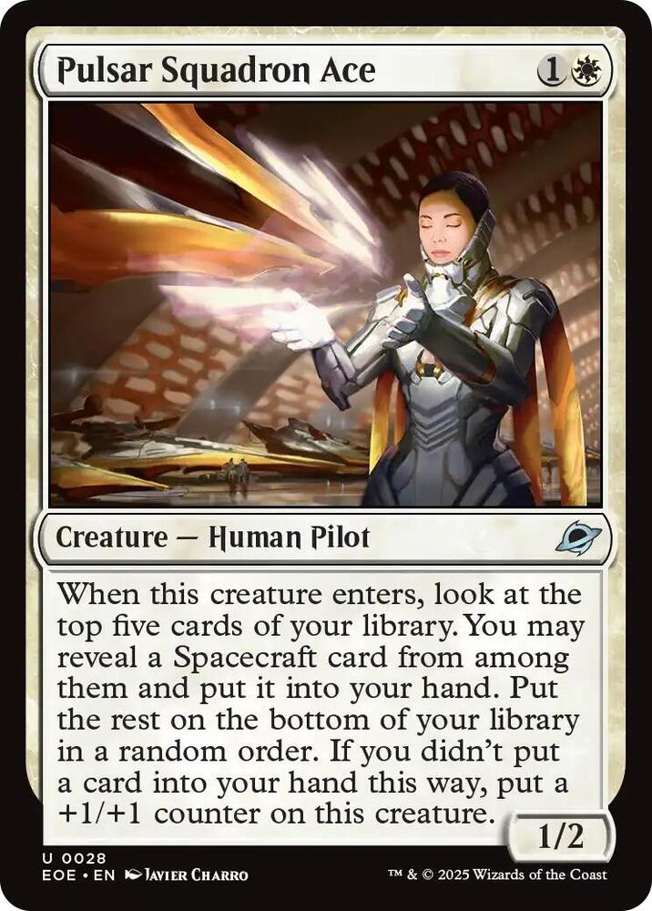 Pulsar Squadron Ace 28/276 (Edge of Eternities)  - Foil