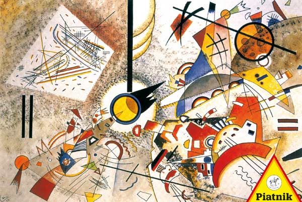 Piatnik Kandinsky Bustling Aquarelle 1923 1000 Piece Jigsaw