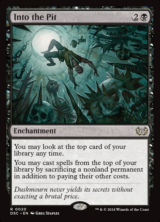 Into the Pit 20/40 (Commander: Duskmourn: House of Horror) 