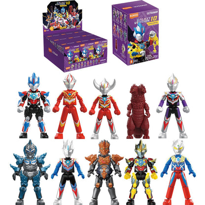 Blokees Figures - Ultraman 73110 - Galaxy Version 10 - A Space Drifter - 9 In 1 Blind Box Display