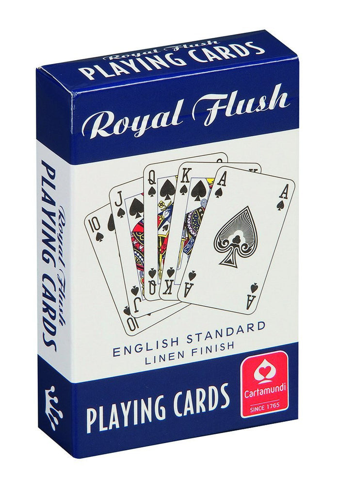 Royal Flush Playing Cards Blue - Good Games