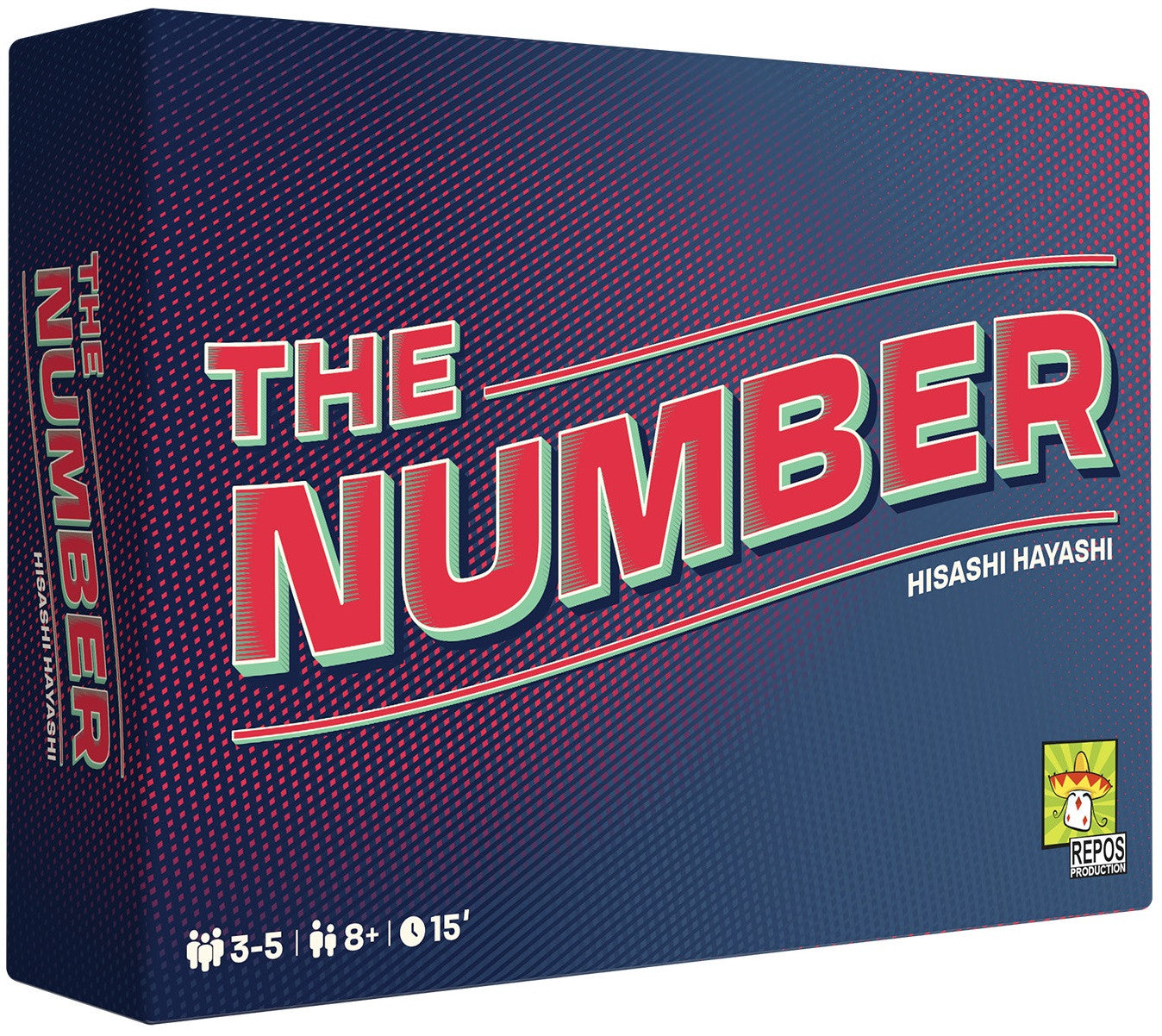 Box cover of The Number Game by Repos Production showing bold colorful numbers and symbols on a white background