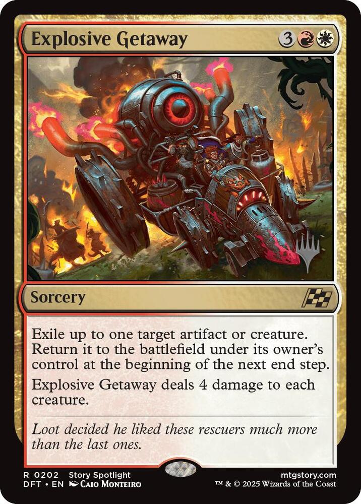 Explosive Getaway 202 (Promo Pack: Aetherdrift)  - Foil