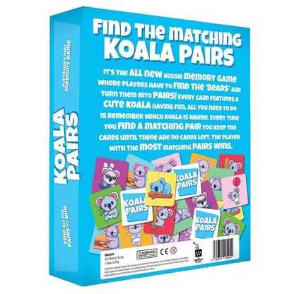 Koala Pairs packaging box back view