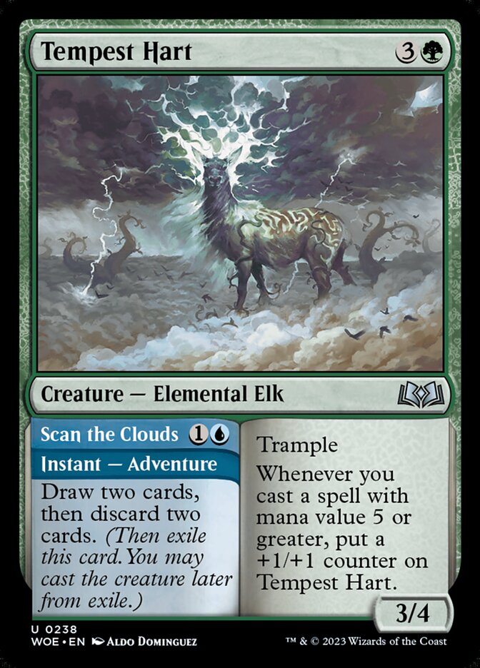 Tempest Hart // Scan the Clouds 238 (Wilds of Eldraine) 