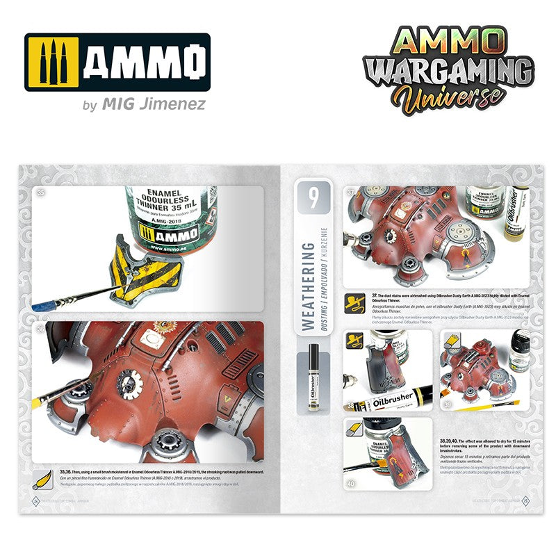 Ammo by MIG - Book - Ammo Wargaming Universe Book 03 – Weathering Combat Armour (Preorder) - Good Games