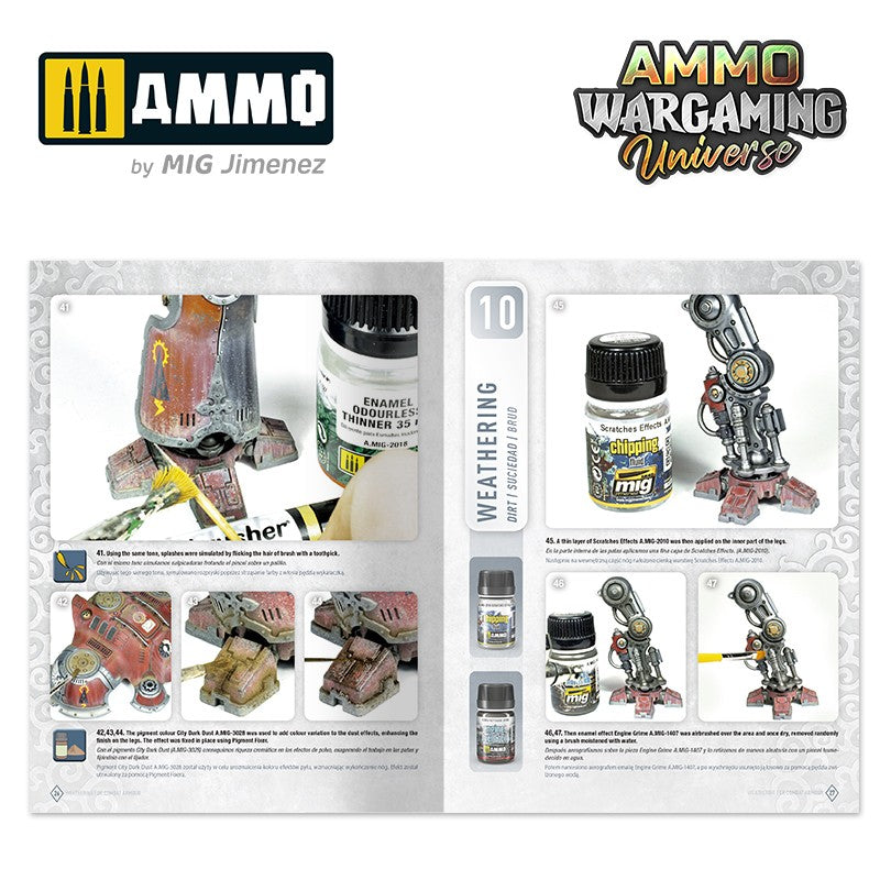 Ammo by MIG - Book - Ammo Wargaming Universe Book 03 – Weathering Combat Armour (Preorder) - Good Games