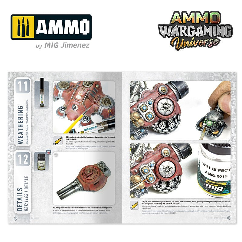 Ammo by MIG - Book - Ammo Wargaming Universe Book 03 – Weathering Combat Armour (Preorder) - Good Games