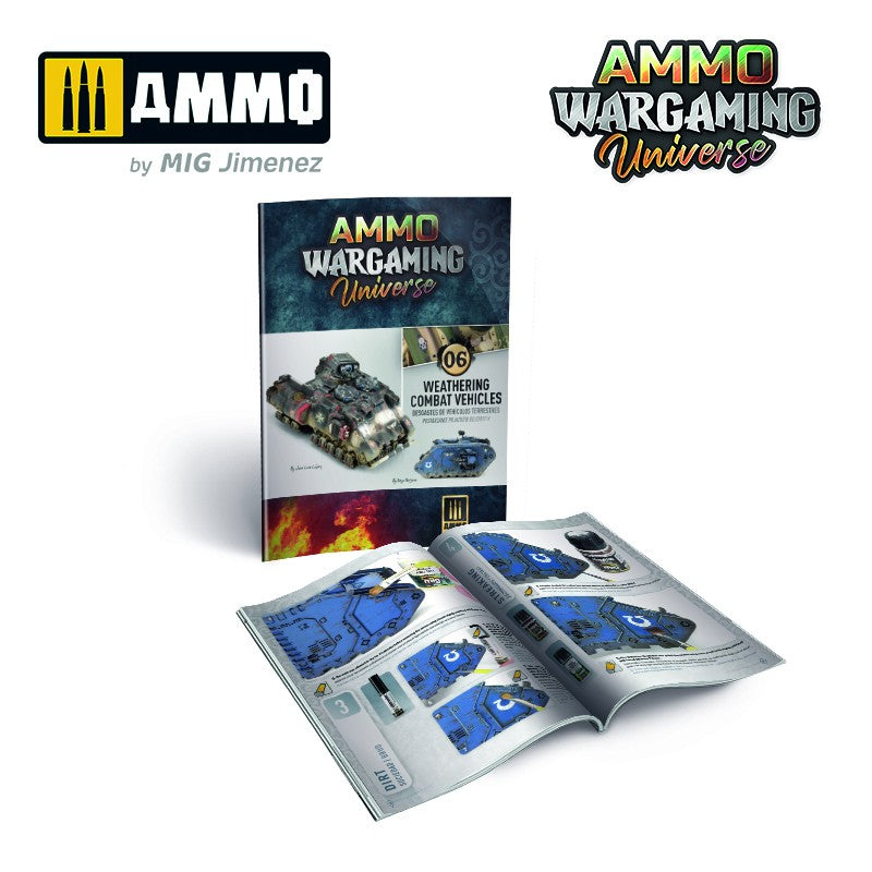 Ammo by MIG - Book - Ammo Wargaming Universe Book 06 – Weathering Combat Vehicles (Preorder) - Good Games