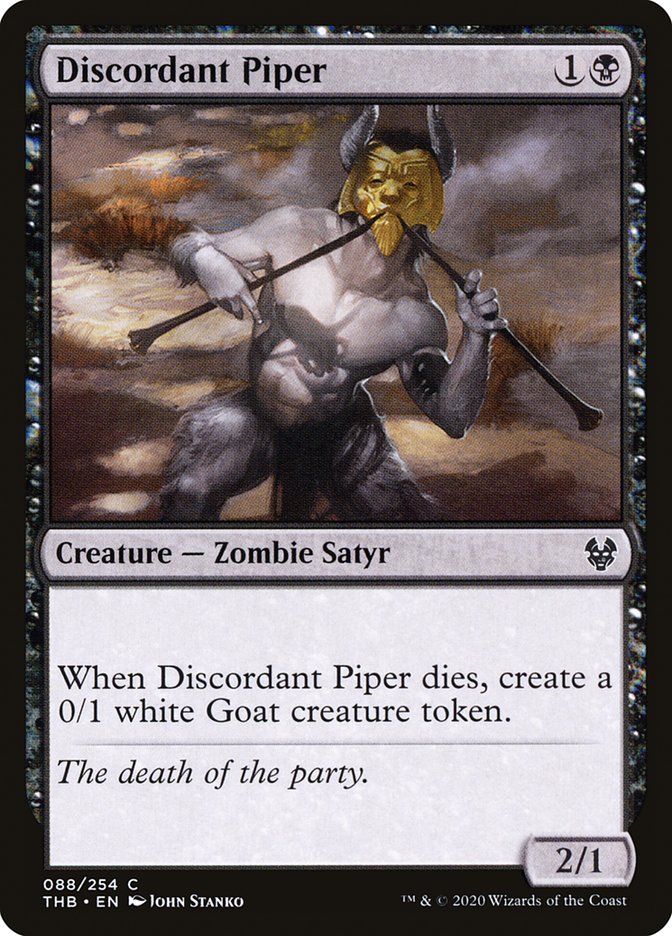 Discordant Piper 88/254 (Theros Beyond Death)  - Foil
