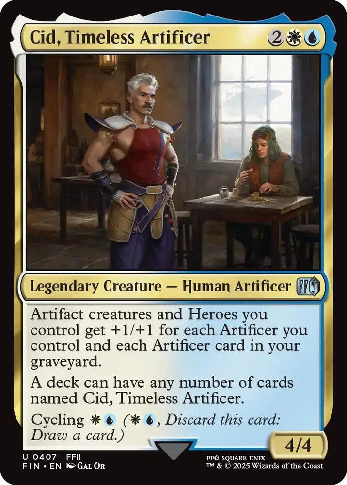 Cid, Timeless Artificer 407/309 (FINAL FANTASY)  - Foil