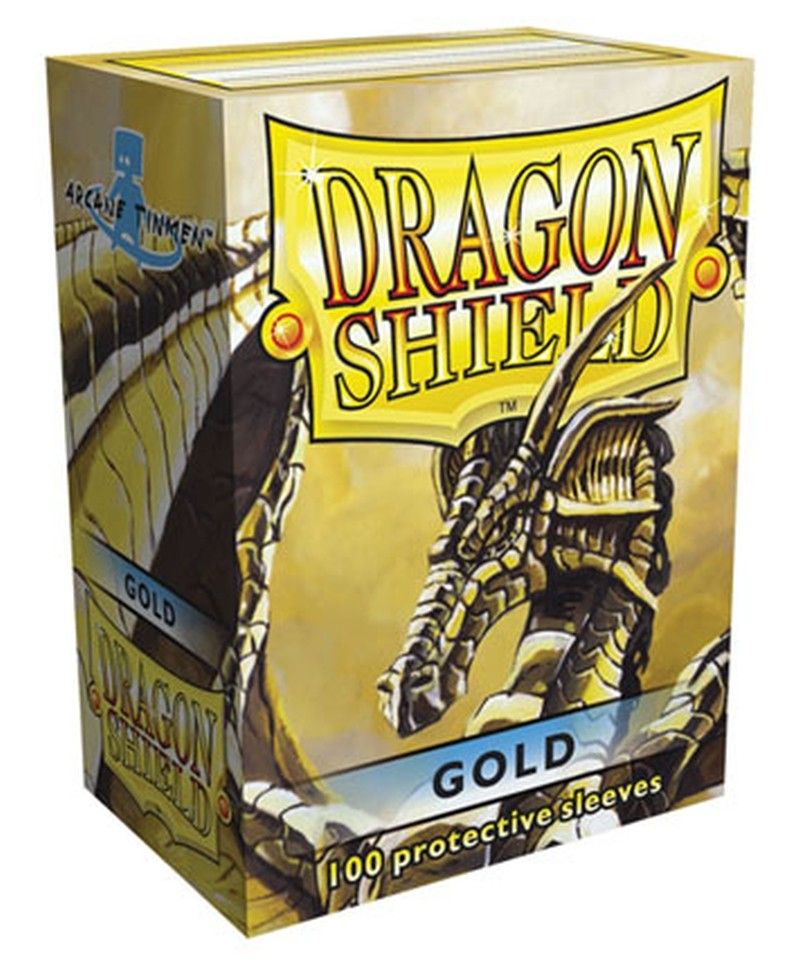 Dragon Shield - Standard Sleeves (100) - Gold