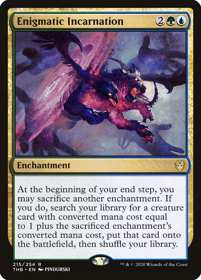 Enigmatic Incarnation 215/254 (Theros Beyond Death)  - Foil