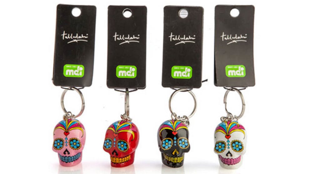 Candy Skull Keychain