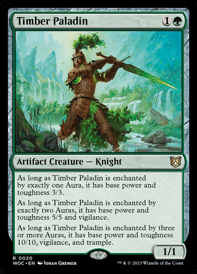 Timber Paladin 20 (Commander: Wilds of Eldraine) 
