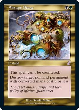 Abrupt Decay 370/289 (Time Spiral: Remastered)  - Foil