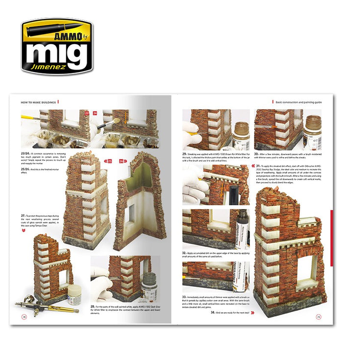 Ammo by MIG - Book - How To Make Buildings – Basic Construction And Painting Guide (Preorder) - Good Games