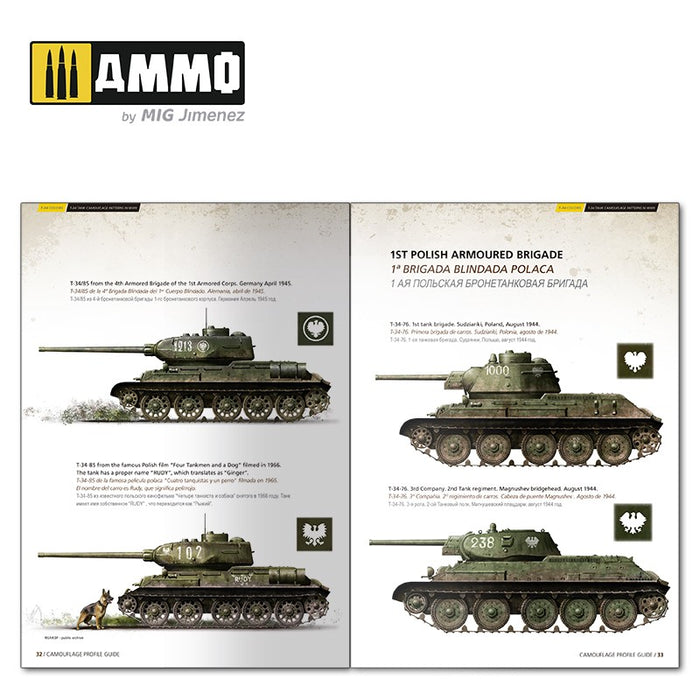 Ammo by MIG - Book - T-34 Colors. T-34 Tank Camouflage Patterns In Wwii (Preorder) - Good Games