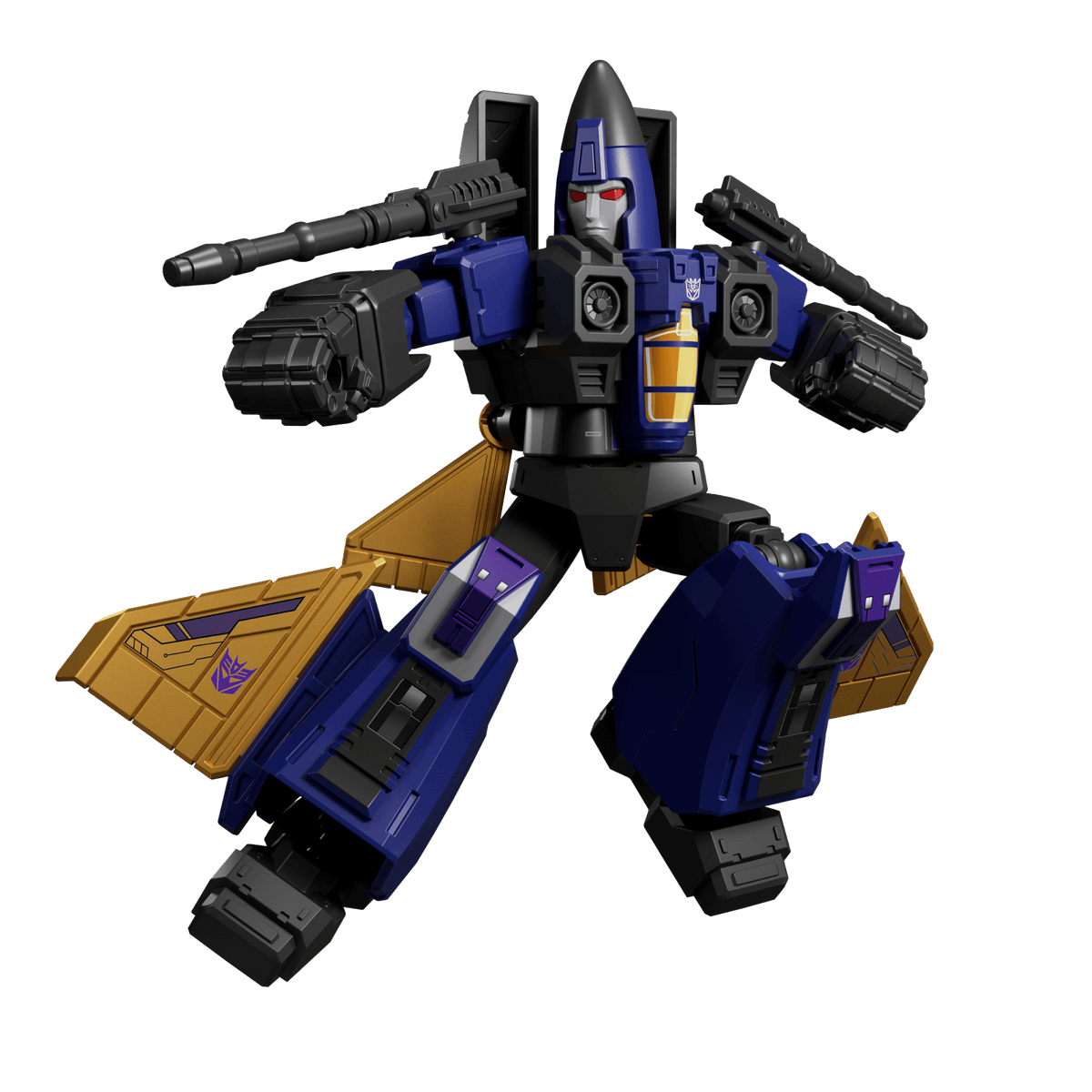 Transformers Generations Selects Cyclonus with cannons and gold wings