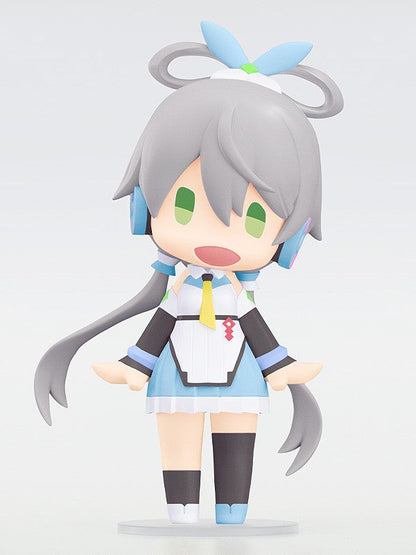 Side view of Hello! Good Smile Luo Tianyi showing hair flow and outfit details