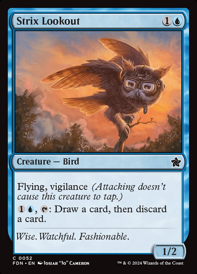 Strix Lookout 52 (Foundations)  - Foil