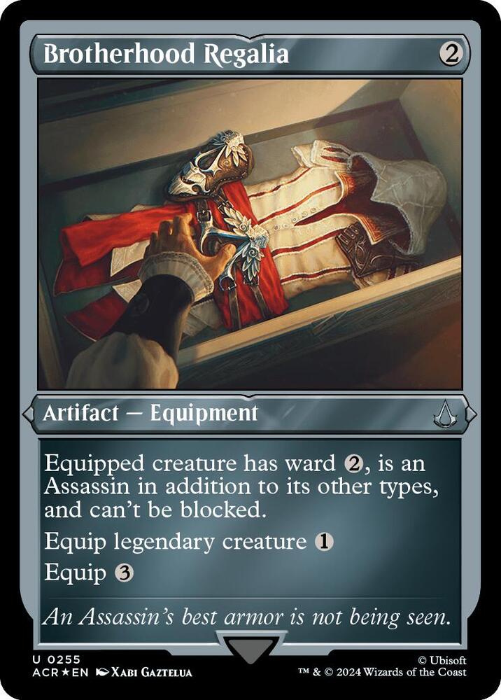 Brotherhood Regalia 255 (Universes Beyond: Assassin's Creed)  - Etched Foil